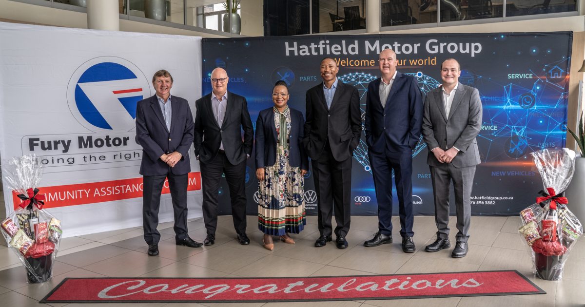 Fury joins the Hatfield Motor Group Family Dealerfloor