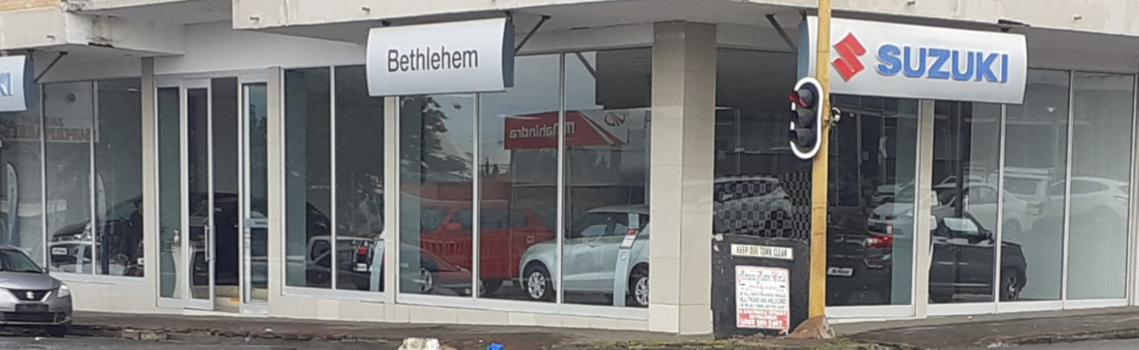 The Suzuki Dealership in Bethlehem.