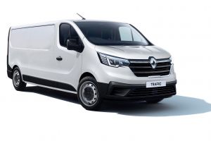 Renault Trafic Panel Van White QF Studio RHD