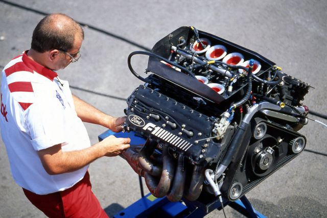 1990 Racing Hungarian GP Ford Arrows engine neg 594 52 30