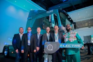 Volvo Trucks Electric Truck Handover KDG Logistics t